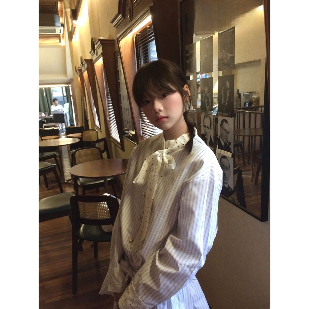 فستان قميص نسائي كوري أنيق بنم - مراجعة Korean Style A Line Shirt Dress وسعره