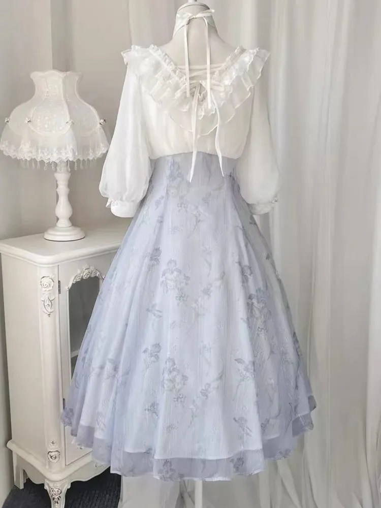 فستان نسائي صيفي أنيق فرنسي عت - مراجعة French Vintage Floral Midi Dress وسعره